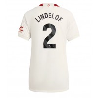 Koszulka piłkarska Manchester United Victor Lindelof #2 Strój Trzeci dla kobiety 2023-24 tanio Krótki Rękaw